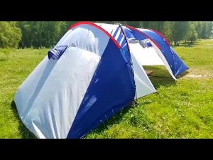Палатка 6 местная 1699-3 двухслойная с 3 комнатами
