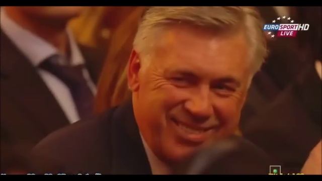 Вручение золотого мяча 2014 2015 Криштиану Роналдо крик Смешно !! Смешно закричал ! 12 января смотреть онлайн