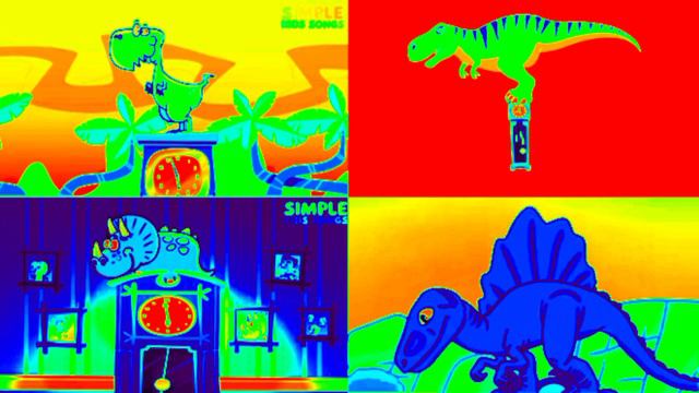 HICKORY DICKORY DOCK ALL DINOSAUR COLLECTION || VIDEO EFFECTS || VIDEO EFFECTS (THE DINOSAUR) смотреть онлайн