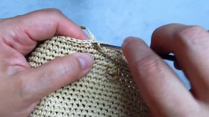 Шляпка из рафии \ Raffia hat