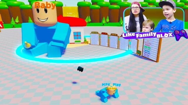 СИМУЛЯТОР РЕБЁНКА в РОБЛОКС от Like Family Blox смотреть онлайн