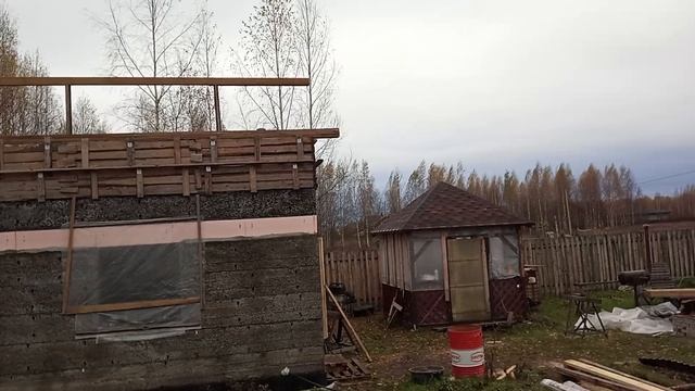 Постройка бани в Питере. ЧАСТЬ 3. смотреть онлайн