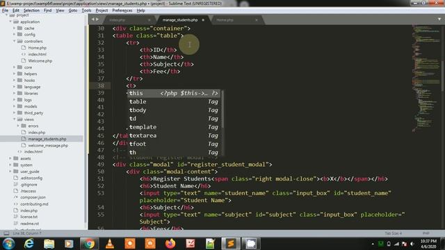Ajax Crud Codeigniter - Show Data with Ajax - Load Page in Ajax