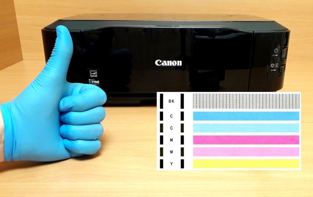 Восстановление печатающей головки принтера CANON.