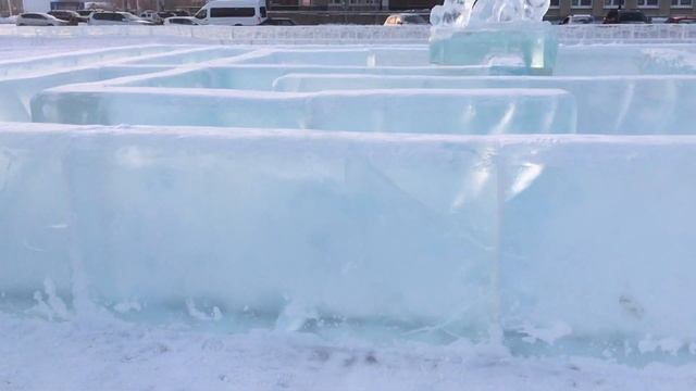 Северное Измайлово, обзор ледового городка на Урале "Ледяные сказки" ! 5 января