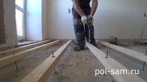 Как сделать деревянный пол своими руками!