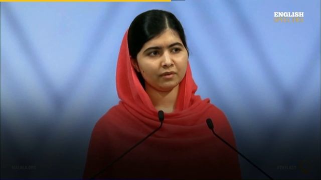 ENGLISH SPEECH | LEARN ENGLISH with MALALA YOUSAFZAI смотреть онлайн