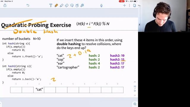 Lab 7 | Hash Table Collision Resolution Methods | F21 смотреть онлайн