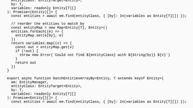 DRY-ness of two typescript functions