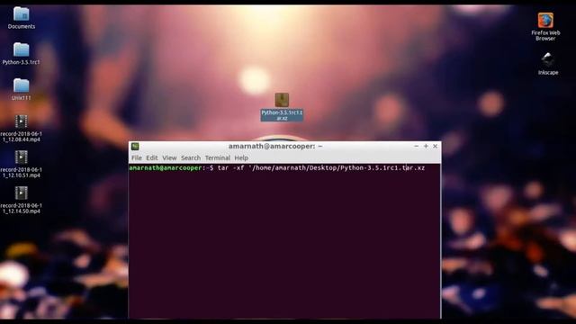 how to install python in linux os {Tamil}