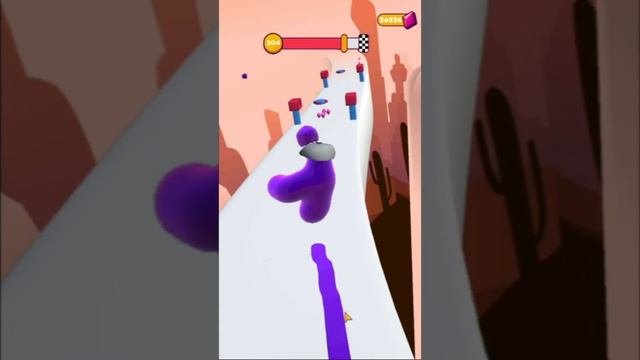 Blob Runner 3D - Gameplay Walkthrough level 204 All colours REvolution GaMES