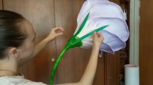 Ростовая ЭУСТОМА из изолона своими руками, как сделать ростовой цветок