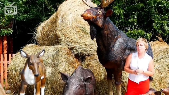 Садово-парковые фигуры животных ? Коллекция РУССКИЙ ЛЕС ➡ Магазин садового декора hitsad.ru смотреть онлайн