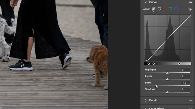 Camera Raw parametric curves, the EASY and POWERFUL way to fix dark photos смотреть онлайн