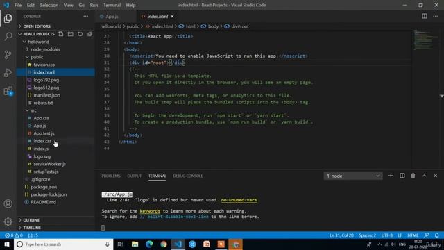 6. Debugging React App