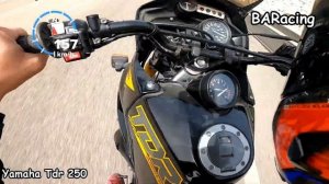Yamaha Tdr 250 cc Top Speed , Stock bike