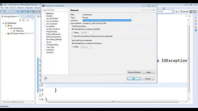 What is createNewFile () in Java | createnewfile method example | Java File class
