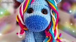 Амигуруми: схема Единорожка Зефирка | Игрушки вязаные крючком