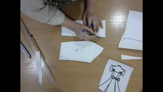 Платье в стиле "Винтаж". Построение выкройки. смотреть онлайн