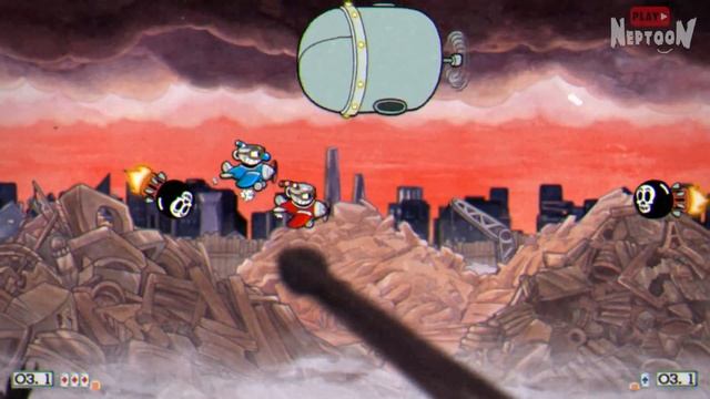Cuphead 2 PLAYERS CO-OP Прохождение #6 ✅ ОТЖИГАЕМ НА СВАЛКЕ! смотреть онлайн