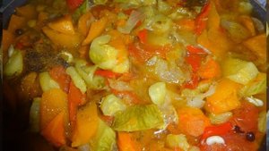 ВКУСНЕЙШАЯ ТЫКВА С КАБАЧКАМИ ЛУКОМ ТОМАТАМИ ОЧЕНЬ ВКУСНО