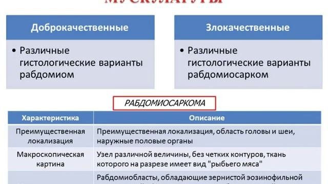 Мезенхимальные опухоли