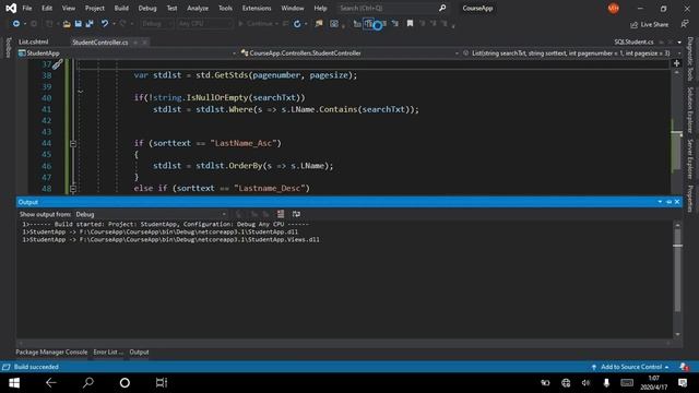 3. Add sorting, filtering, and paging in ASP.Net Core MVC  - YouTube | Arabic | English #mvc #mca