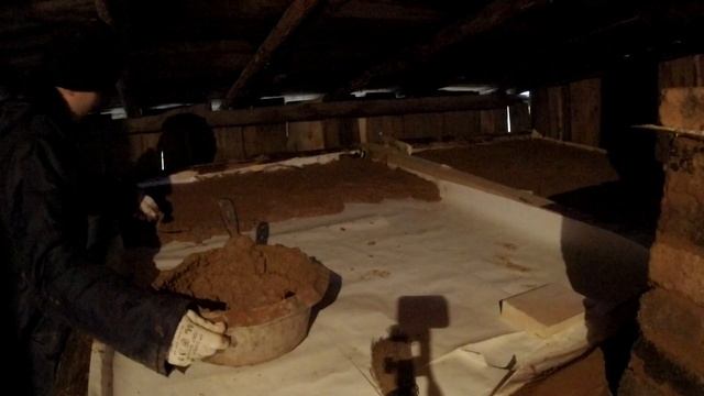 Как я утеплил потолок в бане. смотреть онлайн