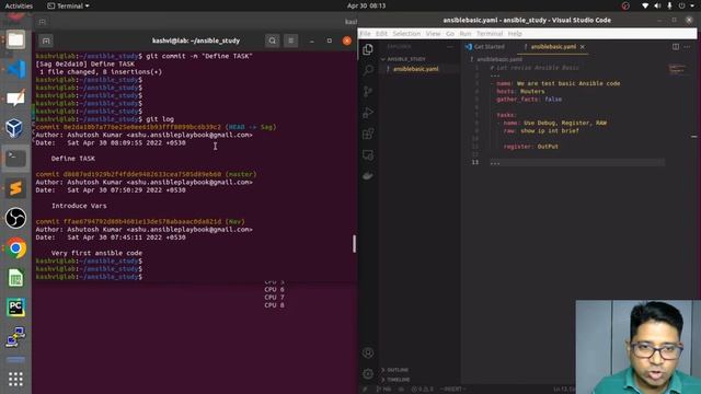 24) 2022 04 30 08 02 33 Fun with Merge, git restore --staged, Detail process for conflict resolutio смотреть онлайн