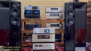 Loa ELAC Vela 408 + DAC Pioneer N-70A + Accuphase E-450.