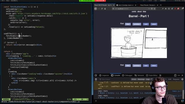 React Recitation - React Router - XKCD смотреть онлайн