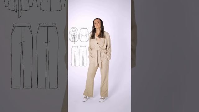 Шьём стильный костюм из вязаного трикотажа #журналвселекала