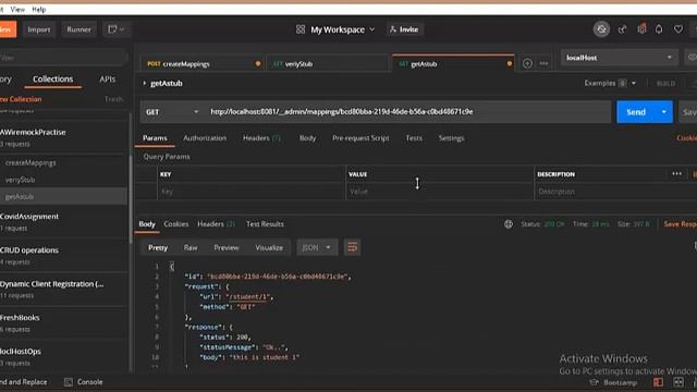 Wiremock for beginners | stub fetch, get all mappings, saving and deletion of stubs |wiremock basic смотреть онлайн