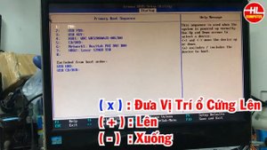 Error 1962: No operating system found.Press any key to repeat boot sequence | Vi Tính Huỳnh Lâm