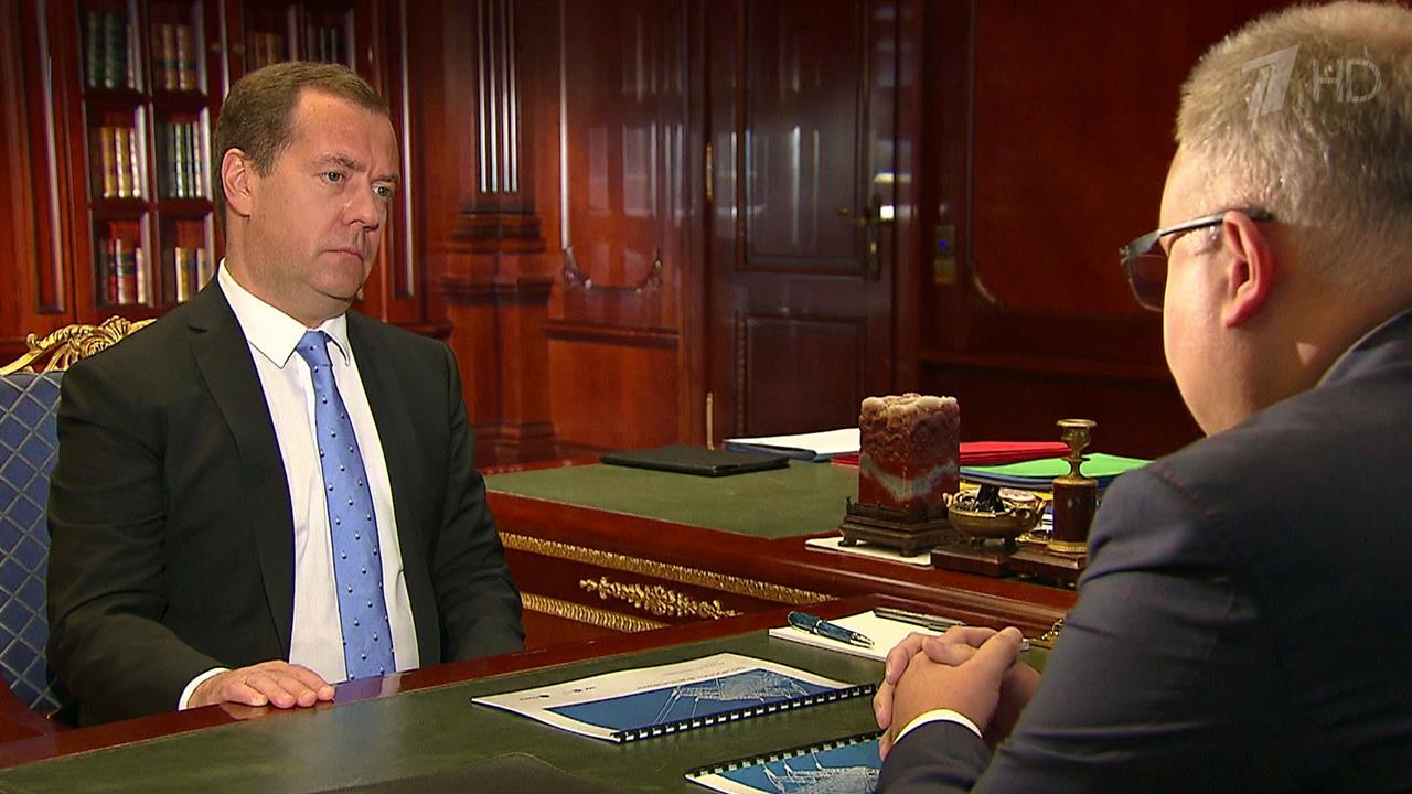 Об "умных" электросетях говорил Дмитрий Медведев с главой ФСК "Единая энергетическая система"