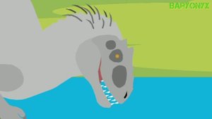 Spinosaurus vs Indominus rex / Stick Nodes animation