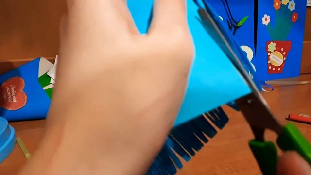 Делаю красивые бумажные цветы! На 8 марта!!! смотреть онлайн