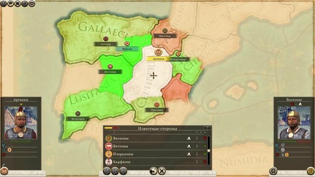 Total War Rome 2: Ганнибал у ворот. Ареваки Часть 1 Легендарная сложность. смотреть онлайн