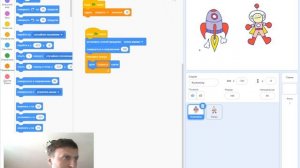 Как самому сделать развивающие мультики для детей и игру в скретч!? Первыми вышли в открыты космос!