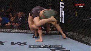 Markus Maluko finalizou Anthony Hernandez no 2º round