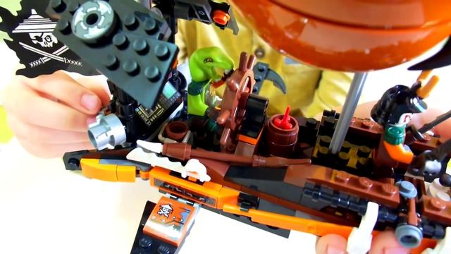 Lego NINJAGO ✌ ВЛОГ Арсения: Пиратский Дирижабль. Подарок Зубной Феи смотреть онлайн