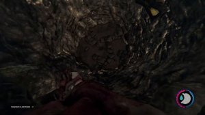 The Forest быстрый спуск в карстовую воронку