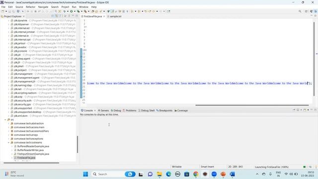 Java File Handling