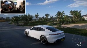 Porsche Taycan Turbo S - Forza Horizon 5 | Logitech G29 Gameplay