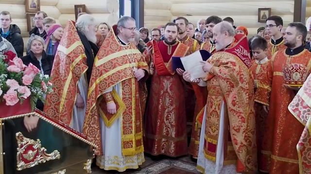 Левашово. Молебен в храме Всех Святых в земле Санкт-Петербургской просиявших смотреть онлайн