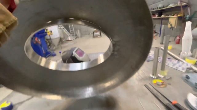 Приварка люка внутреннего открывания к крышке ЦКТ смотреть онлайн