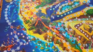 Сокровища Флинта настольная игра- путешествие / семейная ходилка бродилка