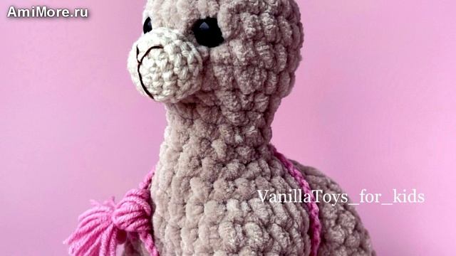 Амигуруми: схема Мини лама | Игрушки вязаные крючком