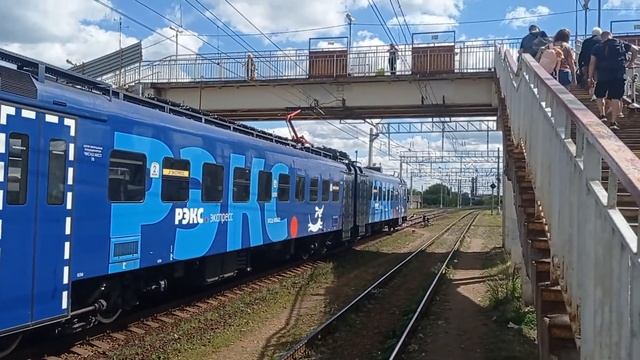 Электропоезд ЭП2Д-0086 "РЭКС-Регион-Экспресс" №7173«Крутое-Москва(Курский Вокзал)». смотреть онлайн