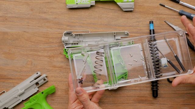 NERF MOD GUIDE: BoomCo M6 Halo blaster + Out of Darts spring смотреть онлайн